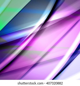 Abstract background created using colorful overlaid stripes. Vector illustration, can be used for presentations, graphic designs brochures, web design.