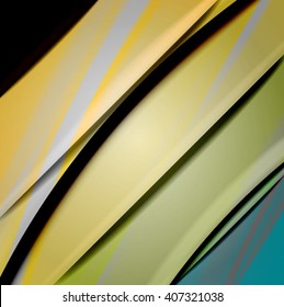 Abstract background created using colorful overlaid stripes. Vector illustration, can be used for presentations, graphic designs brochures, web design.