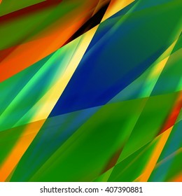 Abstract background created using colorful overlaid stripes. Vector illustration, can be used for presentations, graphic designs brochures, web design.