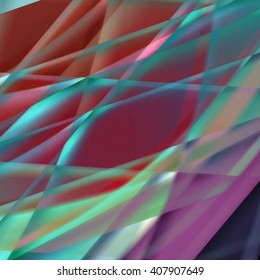 Abstract background created using colorful overlaid stripes. Vector illustration, can be used for presentations, graphic designs brochures, web design.