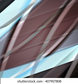 Abstract background created using colorful overlaid stripes. Vector illustration, can be used for presentations, graphic designs brochures, web design.