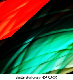 Abstract background created using colorful overlaid stripes. Vector illustration, can be used for presentations, graphic designs brochures, web design.