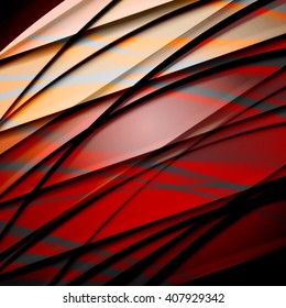Abstract background created using colorful overlaid stripes. Vector illustration, can be used for presentations, graphic designs brochures, web design.