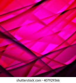 Abstract background created using colorful overlaid stripes. Vector illustration, can be used for presentations, graphic designs brochures, web design.