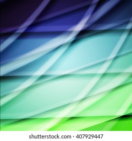 Abstract background created using colorful overlaid stripes. Vector illustration, can be used for presentations, graphic designs brochures, web design.
