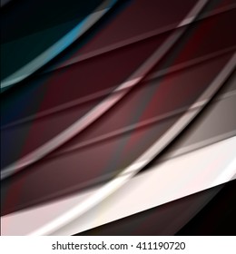 Abstract background created using colorful overlaid stripes. Vector illustration, can be used for presentations, graphic designs brochures, web design.