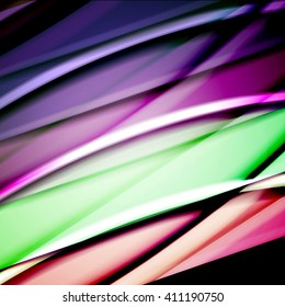 Abstract background created using colorful overlaid stripes. Vector illustration, can be used for presentations, graphic designs brochures, web design.