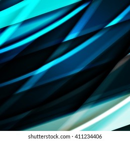 Abstract background created using colorful overlaid stripes. Vector illustration, can be used for presentations, graphic designs brochures, web design.