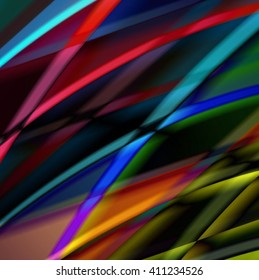 Abstract background created using colorful overlaid stripes. Vector illustration, can be used for presentations, graphic designs brochures, web design.