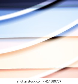 Abstract background created using colorful overlaid stripes. Vector illustration, can be used for presentations, graphic designs brochures, web design.