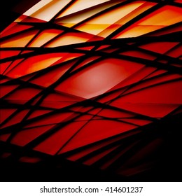 Abstract background created using colorful overlaid stripes. Vector illustration, can be used for presentations, graphic designs brochures, web design.