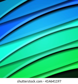 Abstract background created using colorful overlaid stripes. Vector illustration, can be used for presentations, graphic designs brochures, web design.
