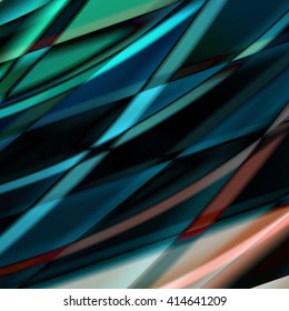 Abstract background created using colorful overlaid stripes. Vector illustration, can be used for presentations, graphic designs brochures, web design.