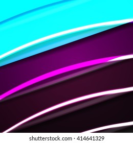 Abstract background created using colorful overlaid stripes. Vector illustration, can be used for presentations, graphic designs brochures, web design.