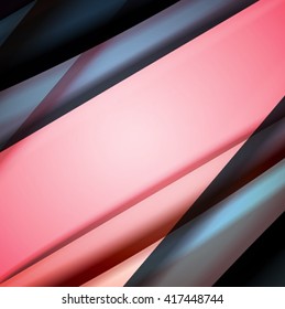 Abstract background created using colorful overlaid stripes. Vector illustration, can be used for presentations, graphic designs brochures, web design.