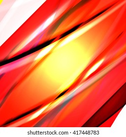 Abstract background created using colorful overlaid stripes. Vector illustration, can be used for presentations, graphic designs brochures, web design.