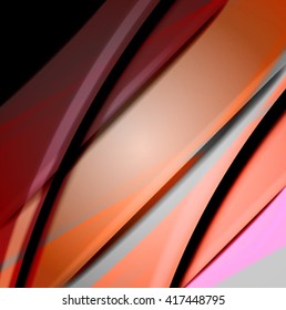 Abstract background created using colorful overlaid stripes. Vector illustration, can be used for presentations, graphic designs brochures, web design.