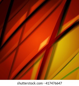 Abstract background created using colorful overlaid stripes. Vector illustration, can be used for presentations, graphic designs brochures, web design.