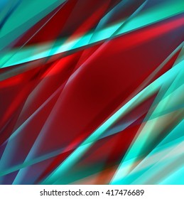 Abstract background created using colorful overlaid stripes. Vector illustration, can be used for presentations, graphic designs brochures, web design.