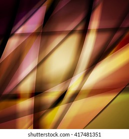 Abstract background created using colorful overlaid stripes. Vector illustration, can be used for presentations, graphic designs brochures, web design.