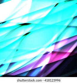 Abstract background created using colorful overlaid stripes. Vector illustration, can be used for presentations, graphic designs brochures, web design.