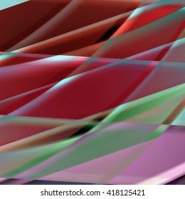 Abstract background created using colorful overlaid stripes. Vector illustration, can be used for presentations, graphic designs brochures, web design.