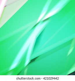 Abstract background created using colorful overlaid stripes. Vector illustration, can be used for presentations, graphic designs brochures, web design.