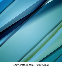 Abstract background created using colorful overlaid stripes. Vector illustration, can be used for presentations, graphic designs brochures, web design.