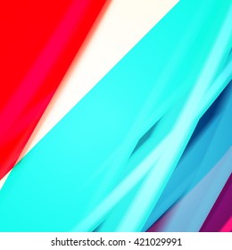 Abstract background created using colorful overlaid stripes. Vector illustration, can be used for presentations, graphic designs brochures, web design.