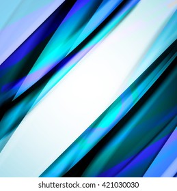 Abstract background created using colorful overlaid stripes. Vector illustration, can be used for presentations, graphic designs brochures, web design.