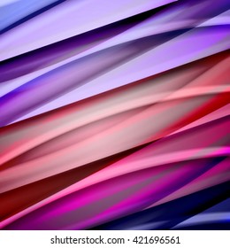 Abstract background created using colorful overlaid stripes. Vector illustration, can be used for presentations, graphic designs brochures, web design.