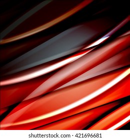 Abstract background created using colorful overlaid stripes. Vector illustration, can be used for presentations, graphic designs brochures, web design.