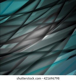 Abstract background created using colorful overlaid stripes. Vector illustration, can be used for presentations, graphic designs brochures, web design.