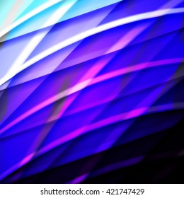 Abstract background created using colorful overlaid stripes. Vector illustration, can be used for presentations, graphic designs brochures, web design.