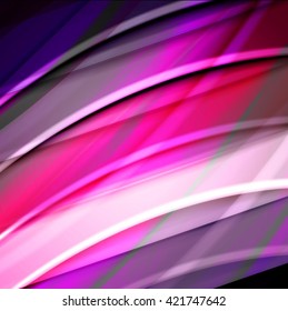 Abstract background created using colorful overlaid stripes. Vector illustration, can be used for presentations, graphic designs brochures, web design.