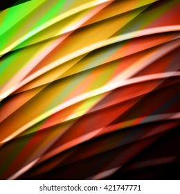 Abstract background created using colorful overlaid stripes. Vector illustration, can be used for presentations, graphic designs brochures, web design.
