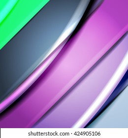 Abstract background created using colorful overlaid stripes. Vector illustration, can be used for presentations, graphic designs brochures, web design.