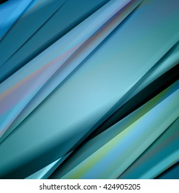 Abstract background created using colorful overlaid stripes. Vector illustration, can be used for presentations, graphic designs brochures, web design.