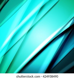 Abstract background created using colorful overlaid stripes. Vector illustration, can be used for presentations, graphic designs brochures, web design.