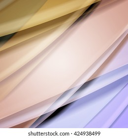 Abstract background created using colorful overlaid stripes. Vector illustration, can be used for presentations, graphic designs brochures, web design.