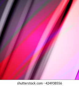 Abstract background created using colorful overlaid stripes. Vector illustration, can be used for presentations, graphic designs brochures, web design.