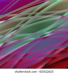 Abstract background created using colorful overlaid stripes. Vector illustration, can be used for presentations, graphic designs brochures, web design.