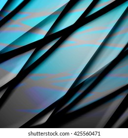 Abstract background created using colorful overlaid stripes. Vector illustration, can be used for presentations, graphic designs brochures, web design.