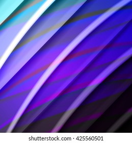 Abstract background created using colorful overlaid stripes. Vector illustration, can be used for presentations, graphic designs brochures, web design.