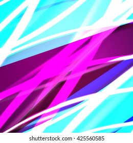Abstract background created using colorful overlaid stripes. Vector illustration, can be used for presentations, graphic designs brochures, web design.