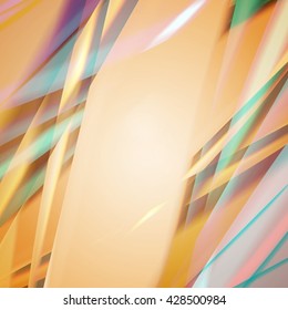 Abstract background created using colorful overlaid stripes. Vector illustration, can be used for presentations, graphic designs brochures, web design.