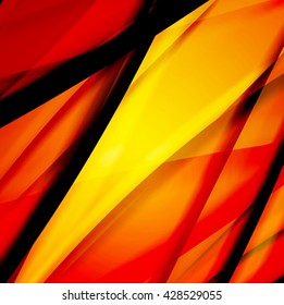 Abstract background created using colorful overlaid stripes. Vector illustration, can be used for presentations, graphic designs brochures, web design.