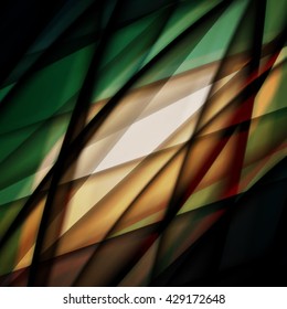 Abstract background created using colorful overlaid stripes. Vector illustration, can be used for presentations, graphic designs brochures, web design.