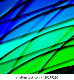 Abstract background created using colorful overlaid stripes. Vector illustration, can be used for presentations, graphic designs brochures, web design.