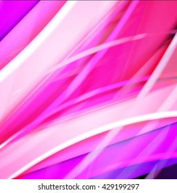 Abstract background created using colorful overlaid stripes. Vector illustration, can be used for presentations, graphic designs brochures, web design.